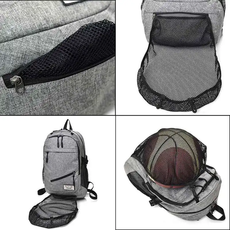 Мужской рюкзак для занятий спортом на открытом воздухе баскетбольная сумка с usb