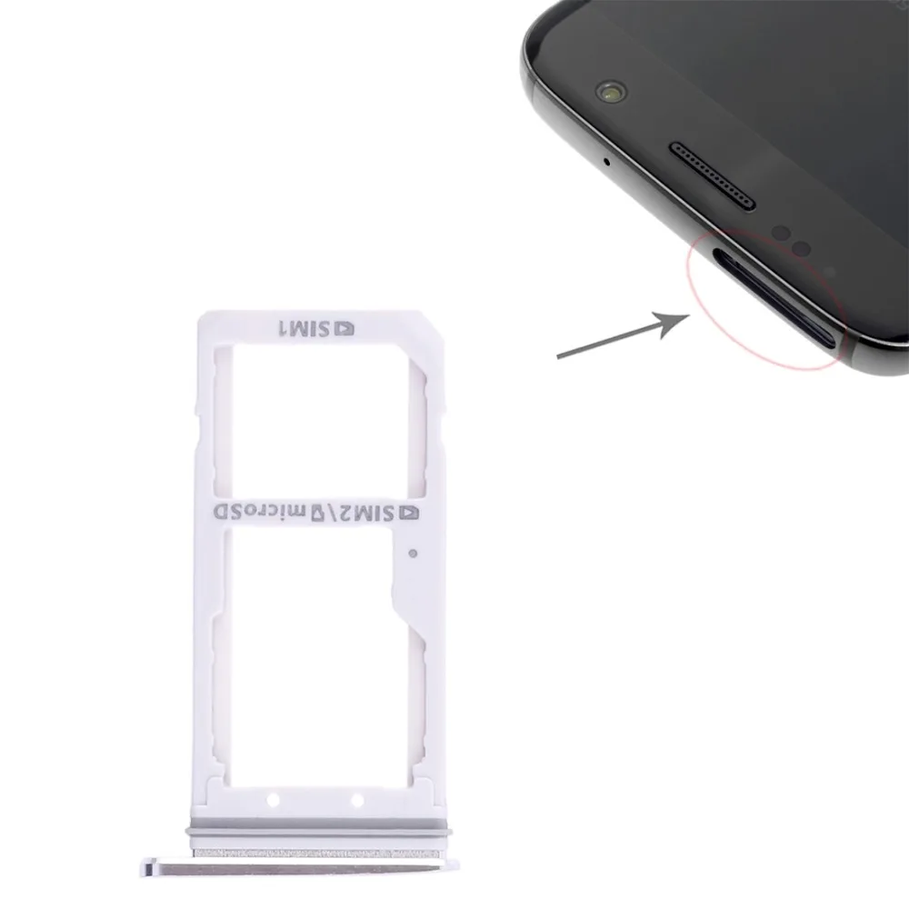 iPartsBuy New items 2 SIM Card Tray / Micro SD for Galaxy S7 | Мобильные телефоны и аксессуары
