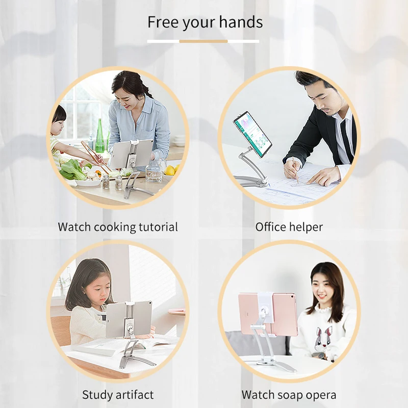 Универсальные регулируемые настольные держатели Rock подставки для планшетов и