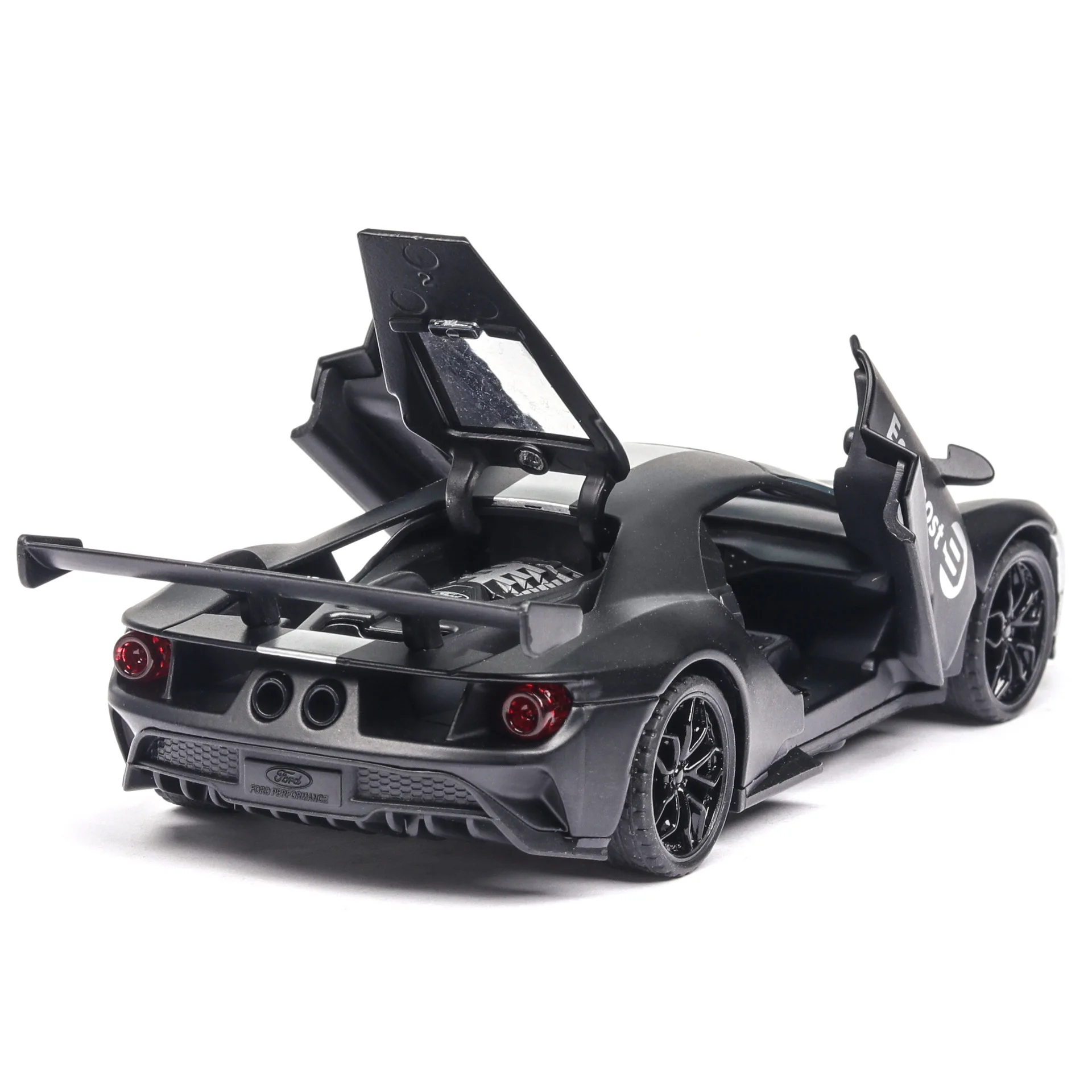 1:32 модель автомобиля Ford GT сплав открытая дверь со звуковым моделированием звук и