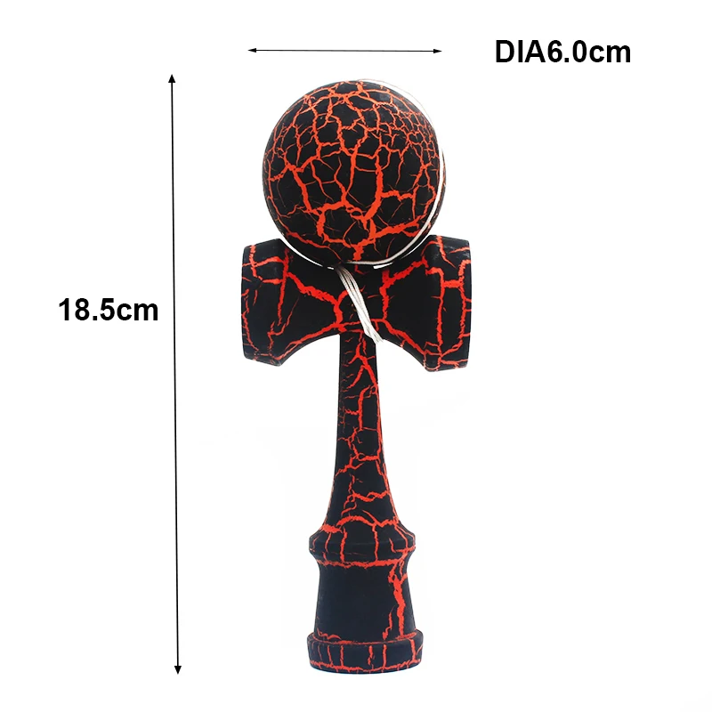 Горячие деревянные спортивные игрушки Kendama, уличные игрушки, шарики, два цвета, трещины из бука, для детей и взрослых, спортивные мячи, здоровые, для активного отдыха