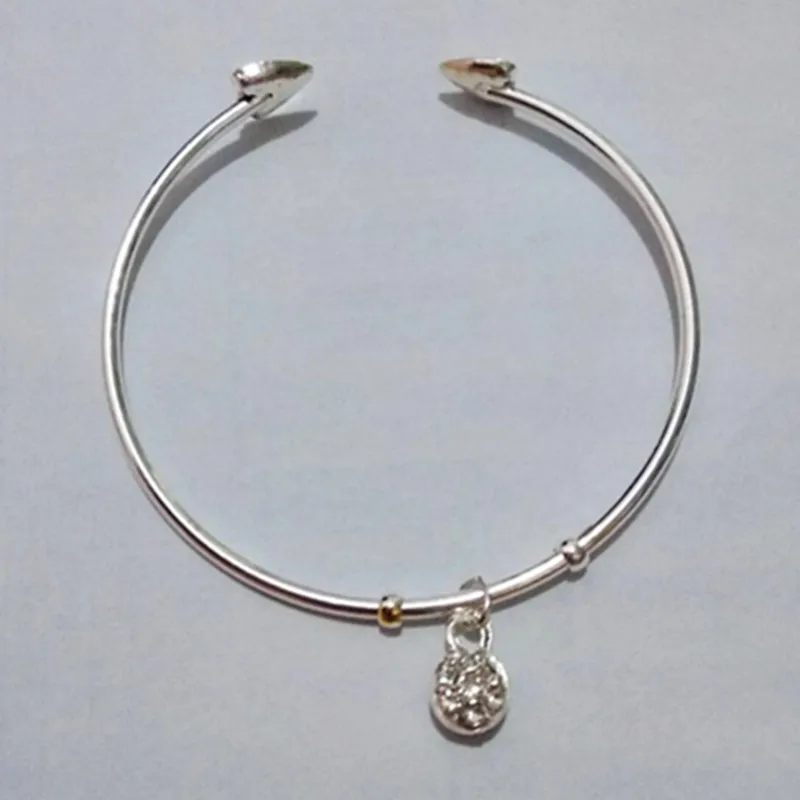 

New Fashion Rose Gold & Bracelet Fashion Open Cuff Bracelet & Crystal Pendant Women Bracelet