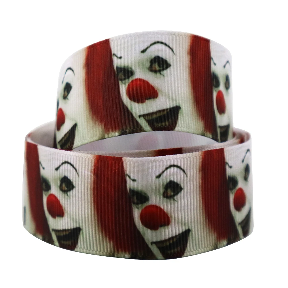 David accessories " 25 мм мультфильм печатных резинка из полиэстера 10yds, материалы для ручных поделок, Свадебная подарочная упаковка, 10Yc2977 - Цвет: 1058887001