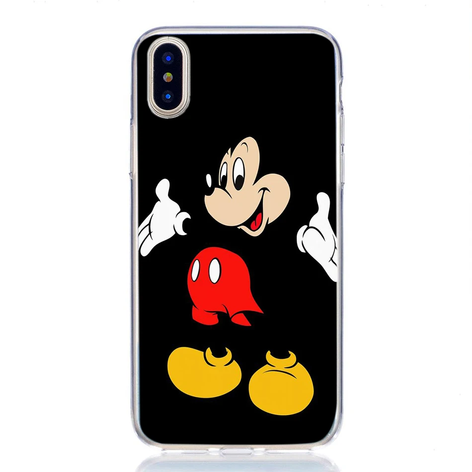 Чехол для iphone x xs max xr 6 6s 7 8 plus funda с изображением Микки Мауса тигра крутой