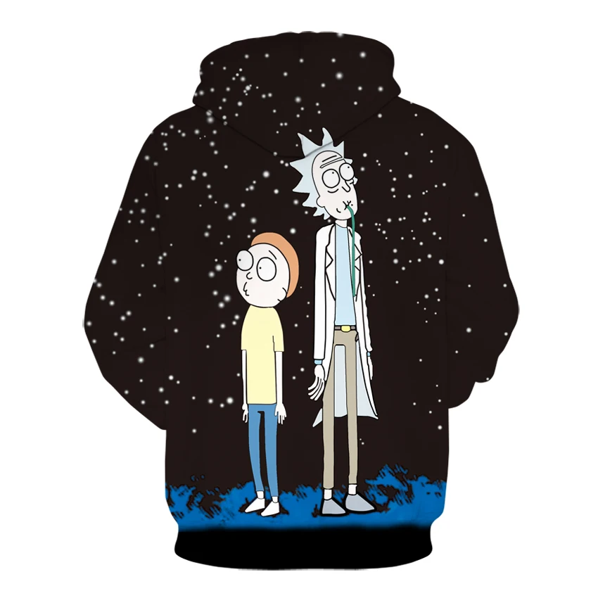 Ricky And Morty/крутые худи с 3D принтом, Мужская толстовка, модная повседневная толстовка, Повседневная Толстовка в стиле хип-хоп, sudadera hombre