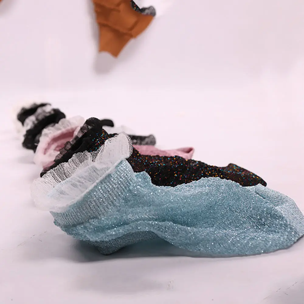 Женские кружевные носки из хрустального стекла и шелка короткие тонкие