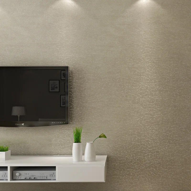 

Beibehang Современные Простые нетканые обои с трещинами однотонные пигментные обои для спальни полный магазин одежды