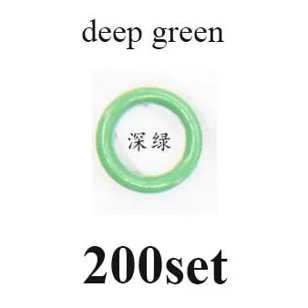 200set deep green 1 шт., плоскогубцы, набор 200, 9,5 мм, хорошее металлическое зубчатое крепление, кнопки, 20 цветов, легко установить, крепеж, кнопки, пряжки - Цвет: 200set deep green