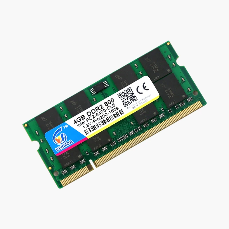 VEINEDA DDR2 Ram 1 gb/2 gb/4 gb Memoria 4gb ddr2 533 667 800MHz Sodimm 2gb ddr 2 800 PC2-6400 для ноутбука Mobo | Компьютеры и