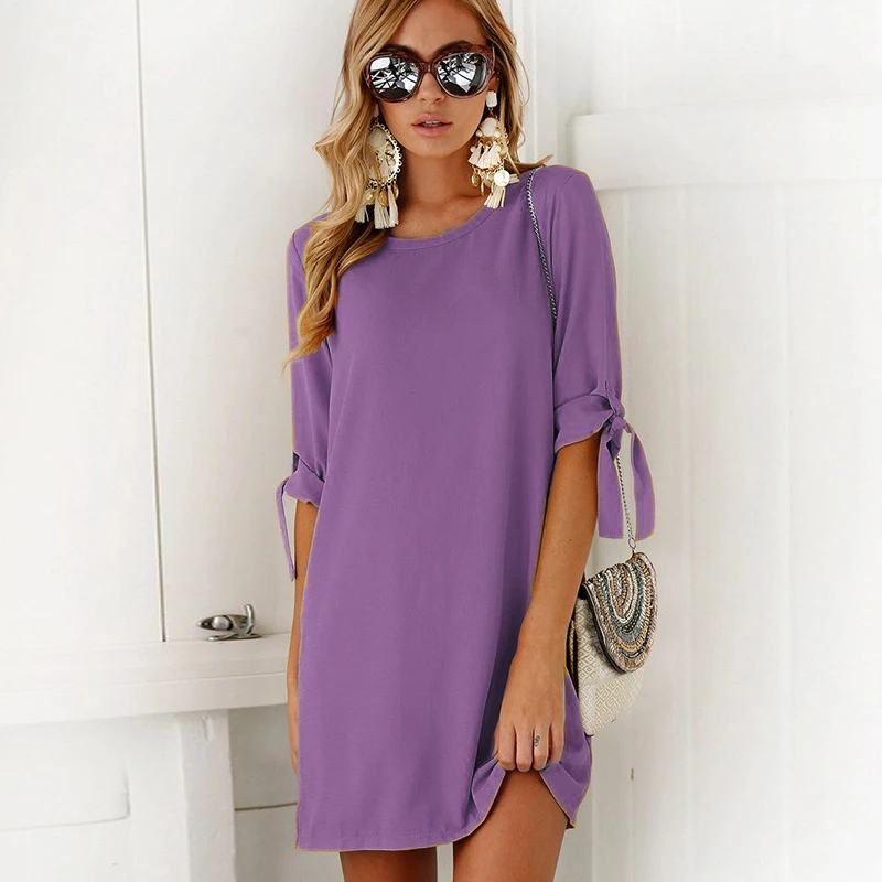 Новинка 2019 модное женское повседневное летнее Мини платье вечерние желтые