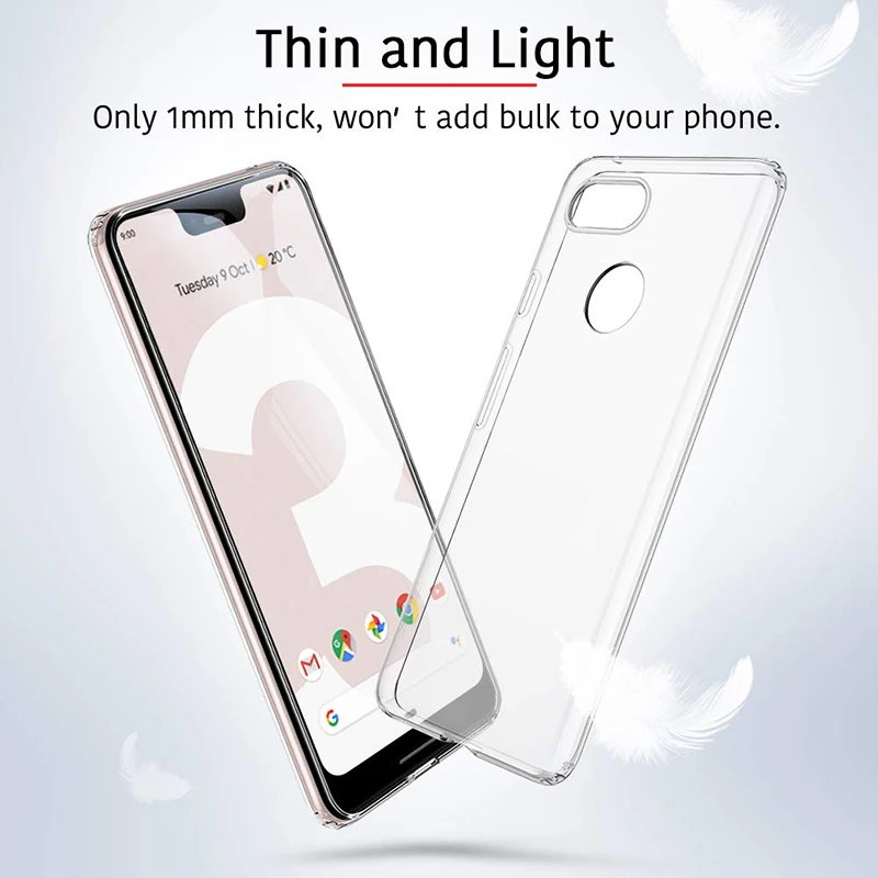 Чехол для мобильного телефона Google Pixel 3 3XL прозрачные чехлы из мягкого ТПУ 360