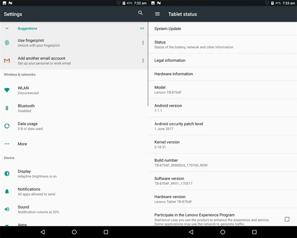 8 дюймов lenovo Tab 4 плюс 8704F/8704N Wifi/LTE 4 ГБ, 64 ГБ, Snapdragon 625 1920*1200 отпечатков пальцев двухстороннее стекло Android 7,1