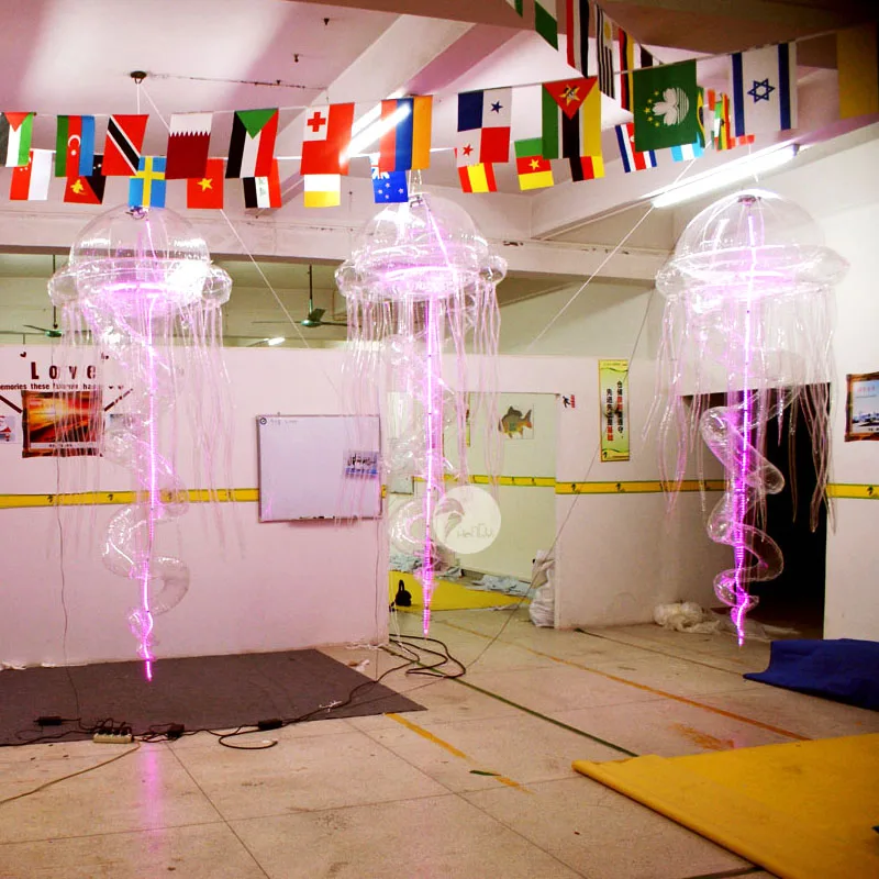 Прозрачный PVC0.25 коммерческий Океанский показ креативный праздничный праздник