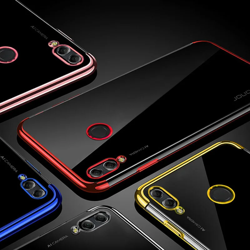 Для huawei Y6 чехол прозрачное покрытие TPU мягкая тонкая силиконовая задняя крышка для huawei Y6 Y7 Pro Y9 Prime чехол для телефона