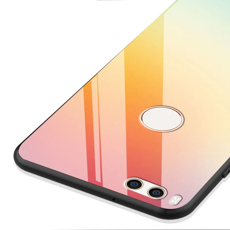 Coque для Smartisan Nut U3 чехол из закаленного стекла с градиентом+ чехол с мягкими краями для Smartisan NutU3 U 3 dream glass чехол s phone shell
