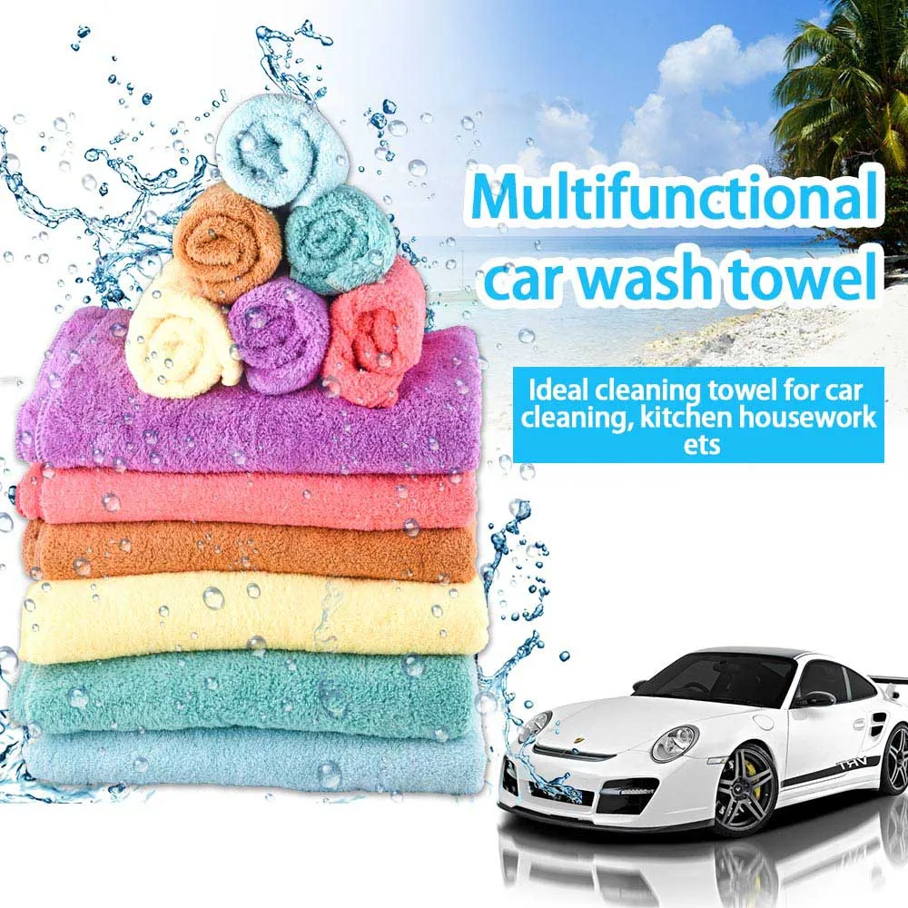 2 шт./компл. полотенце для автомойки мягкое моющее рук губка блок принадлежности