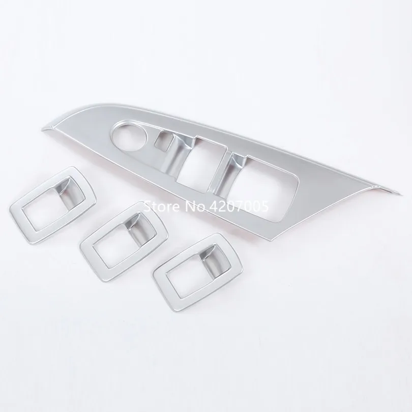 4Pcs/set ABS Chrome Car Window Lift Switch Button Frame Cover Trim For BMW X3 F25 X4 F26 2009-2017 Accessories | Автомобили и