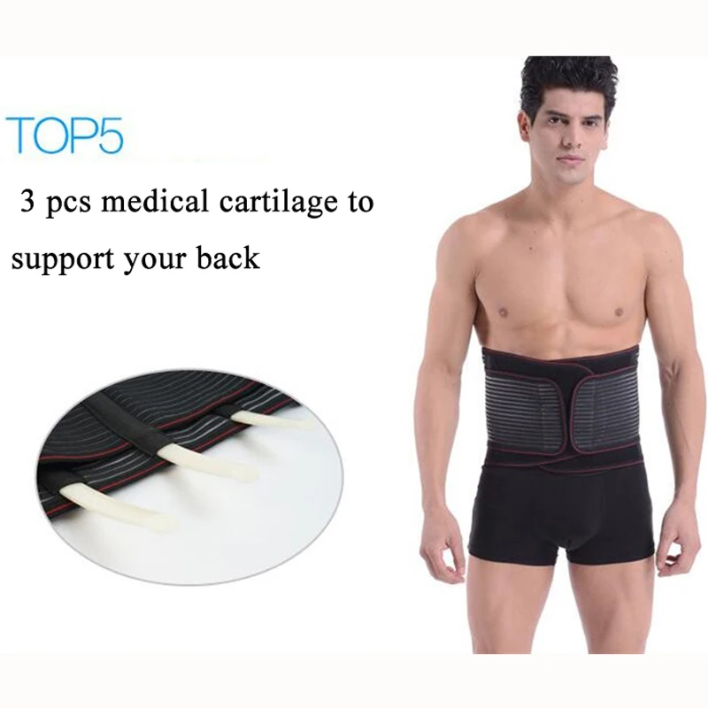

High Elastic Self-heating Belt Ajustable Waist Support Brace Fitness Gym Lumbar Back Waist Supporter Protection Sports Safety