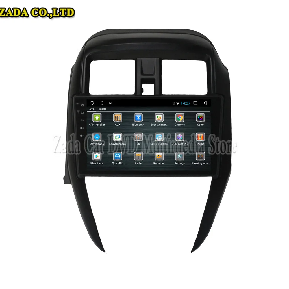 NaviTopia 10.1inch 1024*600 1GB/2GB RAM Quad Core/Octa Core Android 6.0 Car Radio player for Nissan Sunny 2014 2015 2016 | Автомобили и