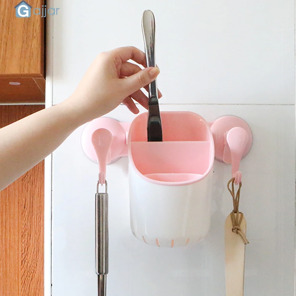 Креативная мощная присоска многофункциональная кухонная вешалка для хранения
