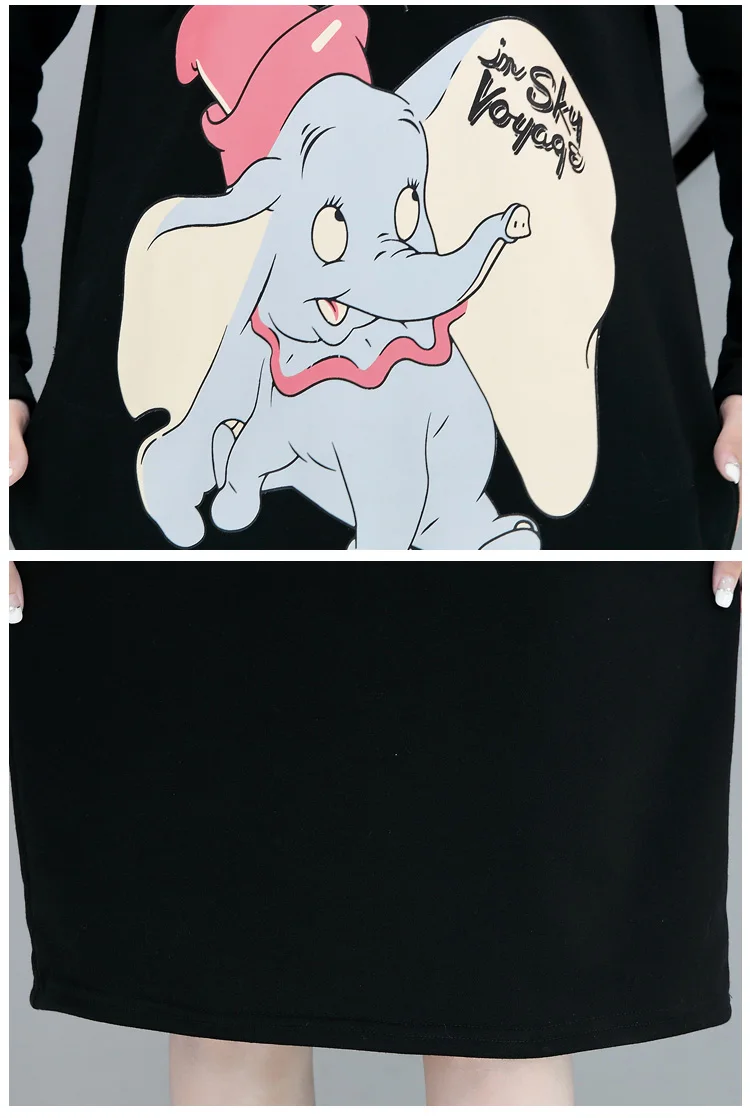 Женское осеннее повседневное Свободное длинное худи свитшот с длинным рукавом