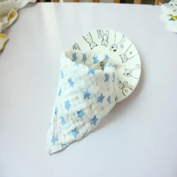 Muslin Baby Bibs Girls Boys Cloth Babador Cartoon Print Bebe Smock Burp Cloths Accessory Infant Stuff | Детская одежда и обувь