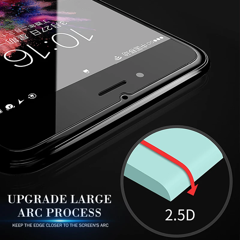 0 26 мм 9H Премиум Закаленное стекло для iphone 8 7 6 6S Plus X Xs Max 5 5C 5S SE Передняя Задняя