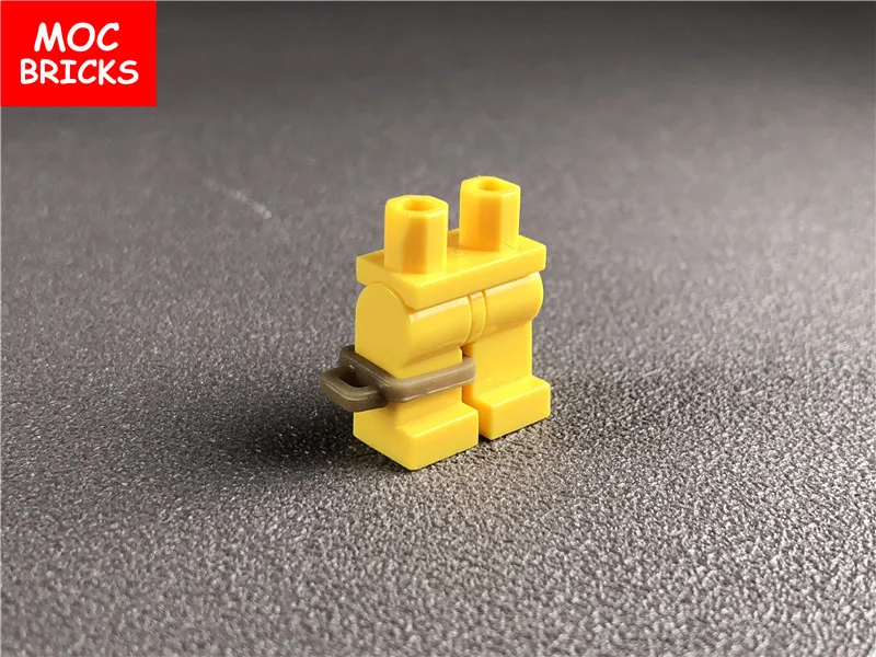 10 шт./партия кубики MOC фигурки сделай сам одежда темный загар леггинсы оружие