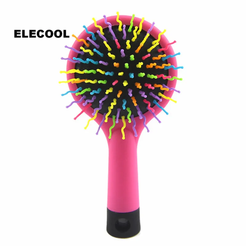 Щетка для волос ELECOOL Rainbow расческа с зеркалом волшебная щетка перманентной