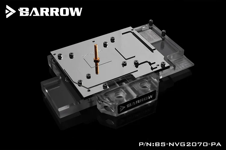 Курган водного блока использовать для NVIDIA RTX2070 Founders Edition/Reference Edition/EVGA 2060/GTX1660Ti полное покрытие GPU Блок D-RGB 3PIN