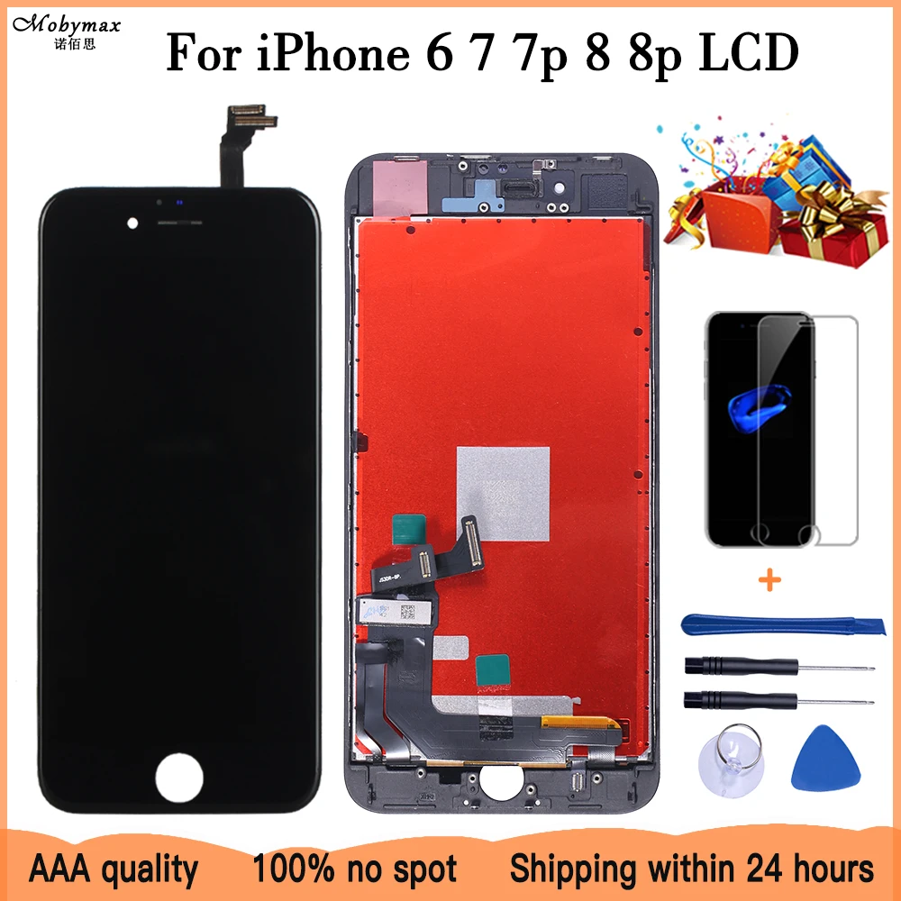 Прекрасный 3D сенсорный экран AAA для iPhone 8 с дигитайзером в сборе 100% без битых