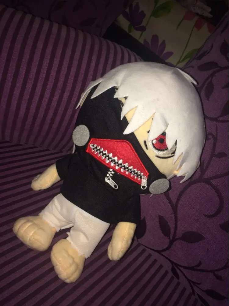 Аниме Токио вурдалак Kaneki Кен плюшевые куклы Игрушечные лошадки мягкие Подушки