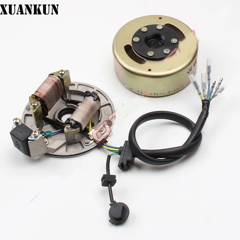 XUANKUN Lf lying 125 Engine Magnet Motor Coil Assembly Foot Start Rotor | Автомобили и мотоциклы