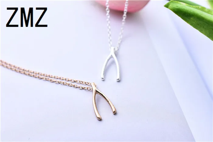 

ZMZ 30 шт./лот 2018 Европа/США поп Золотой/Серебряный милый креативный кулон в виде птичьей кости минималистская вечерние ринка ювелирные изделия подарок для друзей