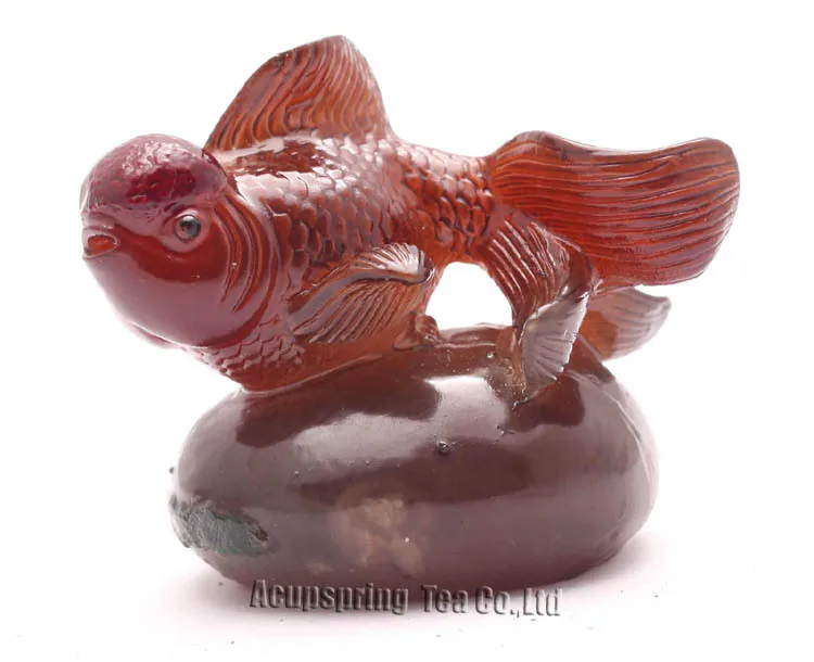 

Newfangled present,,Allochroic Mascot, Goldfisht, Feng Shui, tea pet, Best Gifts, Fish will change color, S1024B, Free Shipping