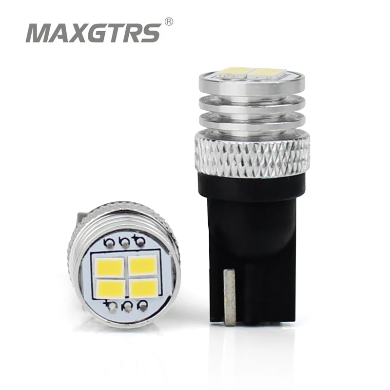 MAXGTRS 2 шт. супер яркий Canbus No Error 4 SMD3020 T10 W5W 168 194 Автомобильный светодиодный светильник с зеркалом для Чтения номерного знака