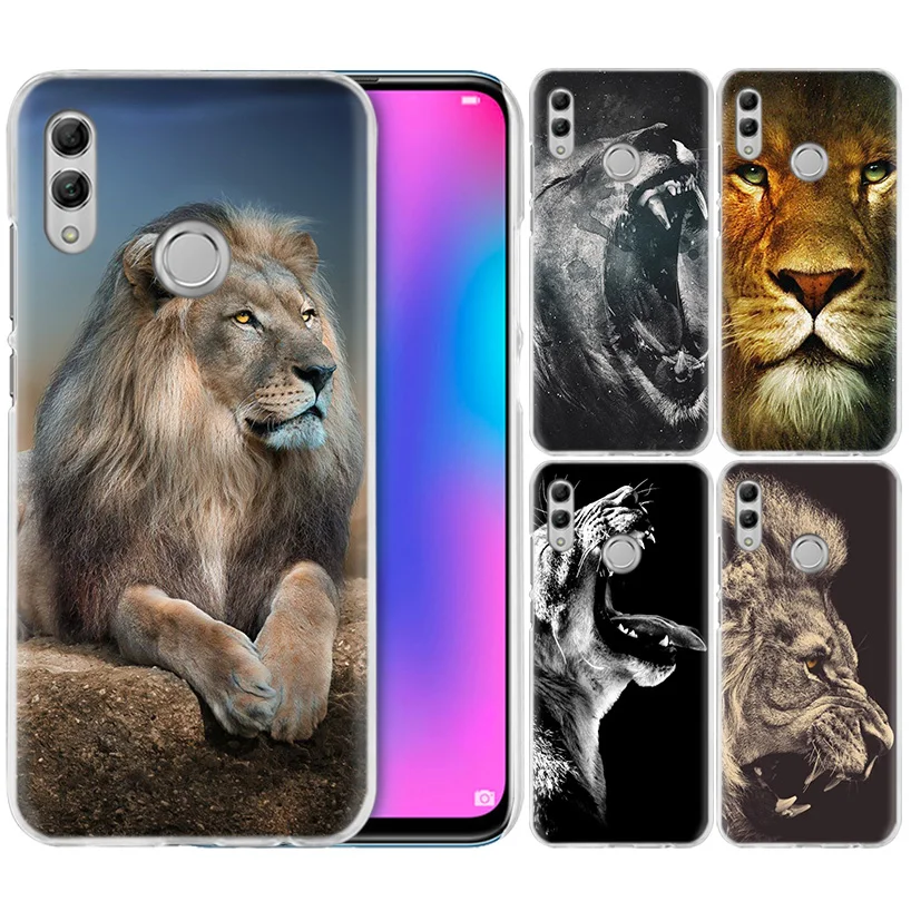 Чехол King of The lion для huawei Honor 8X Y9 9 10 Lite Play 8C 8S 8A Pro V20 20i 10i Y6 Y7 жесткий чехол для телефона из поликарбоната