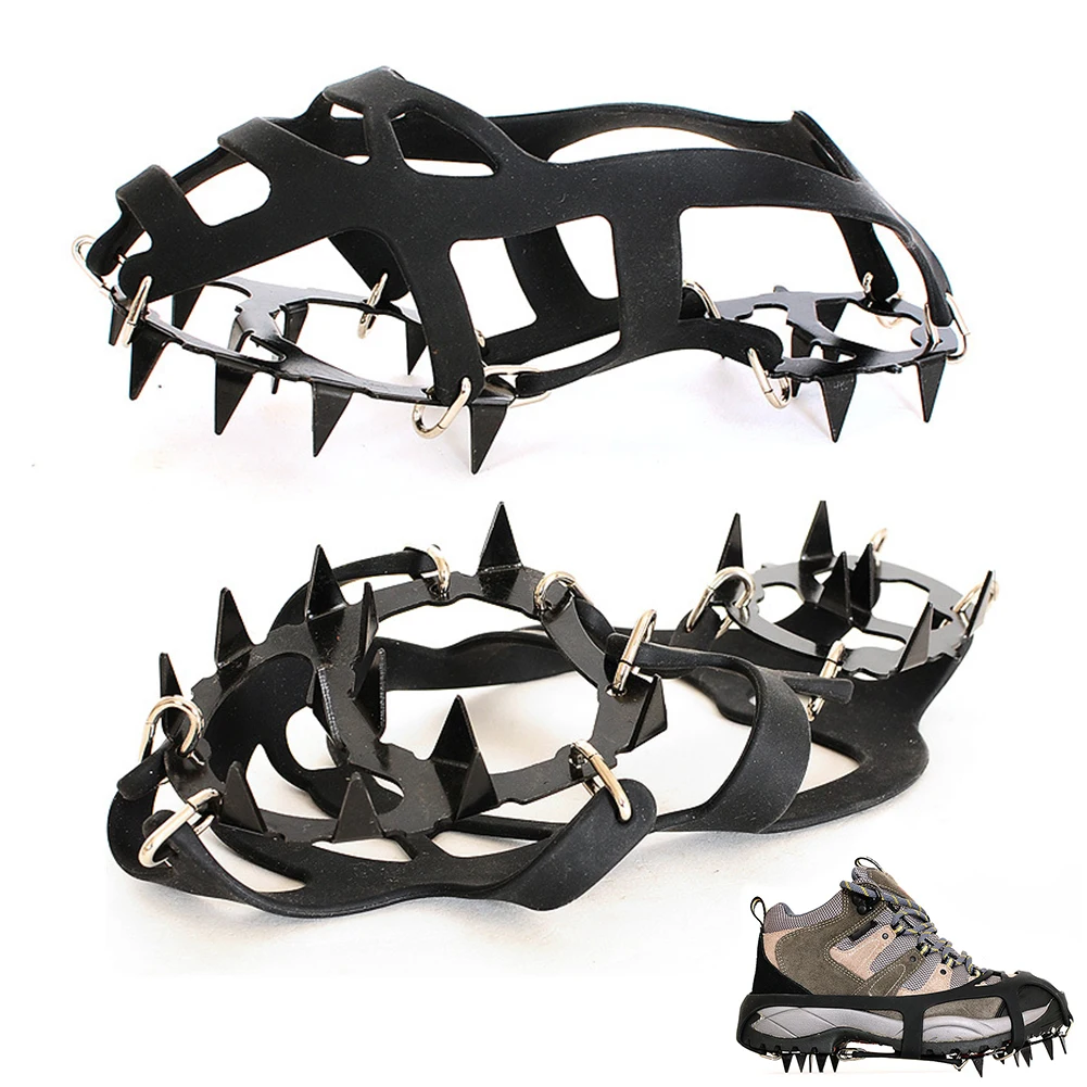 1 пара Нескользящие Чехлы для обуви из марганцевой стали|Шипы и кошки обуви| |