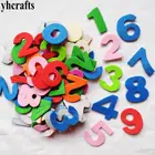1 пакетовлот, смешанные цвета, 0-9 цифр, поролоновые наклейки, детский игрушечный набор для скрапбукинга, раннее образование, сделай сам, детский сад, ремесло, ручная работа