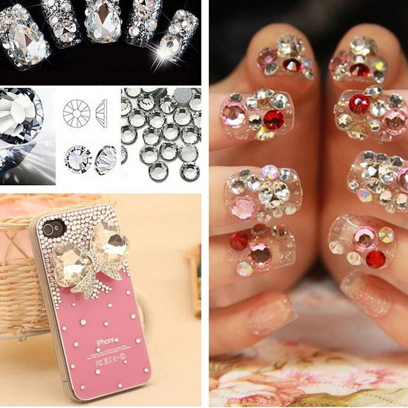 Горячая Распродажа Стразы с блестками кристаллы AB SS3 SS34 DMC негорячая фиксация