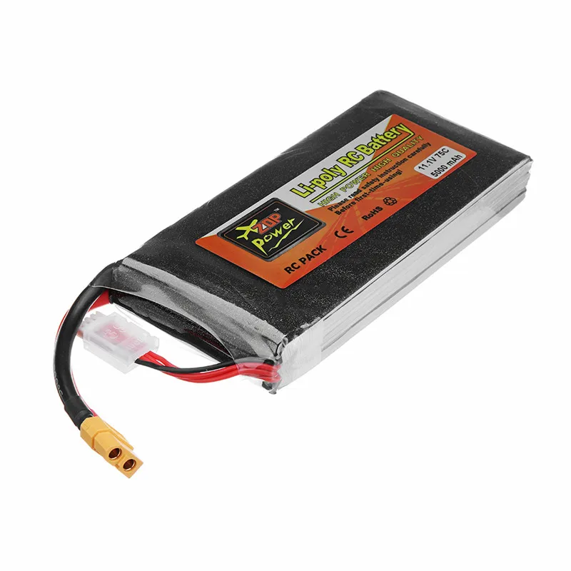 ZOP power 11,1 V 5000mAh 75C 3S Lipo аккумуляторная батарея W/XT60 Разъем для RC модели запчасть для мультикоптера аксессуары