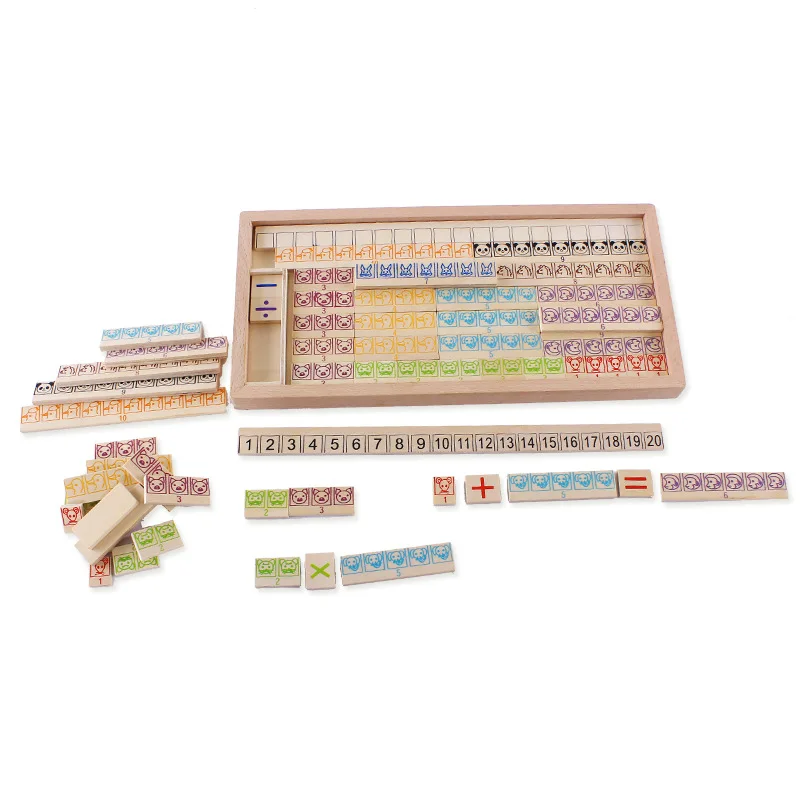 Новые Детские деревянные игрушки ToysMontessori материалы Обучения добавить вычитание