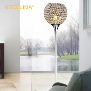 Торшер Хрустальный напольный светильник Современный напольный светильник светодиодный E27 torso Light ing 1,6 м в высоту для гостиной спальни Кабинета декоративный светильник
