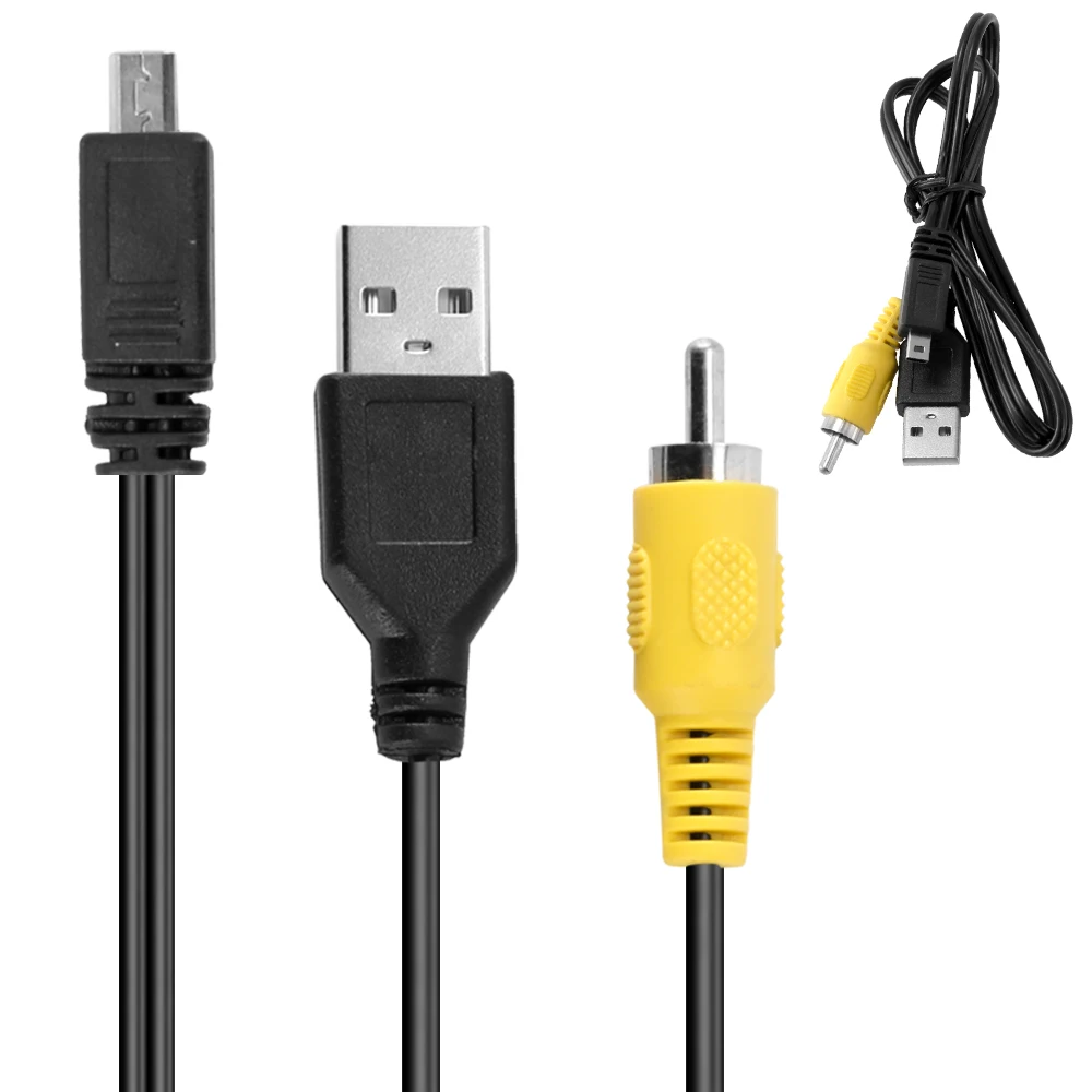 2 в 1 спортивная DV мини камера USB линия передачи данных Спортивная кабель AV|Кабели