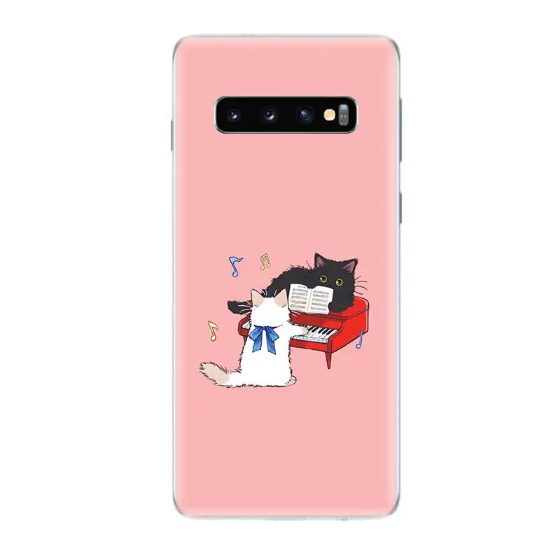 Художественный Кот модные Бисер для украшения samsung Galaxy S9 S8 A6 A8 Note 9 8 S7 S6 край J4 J6 +