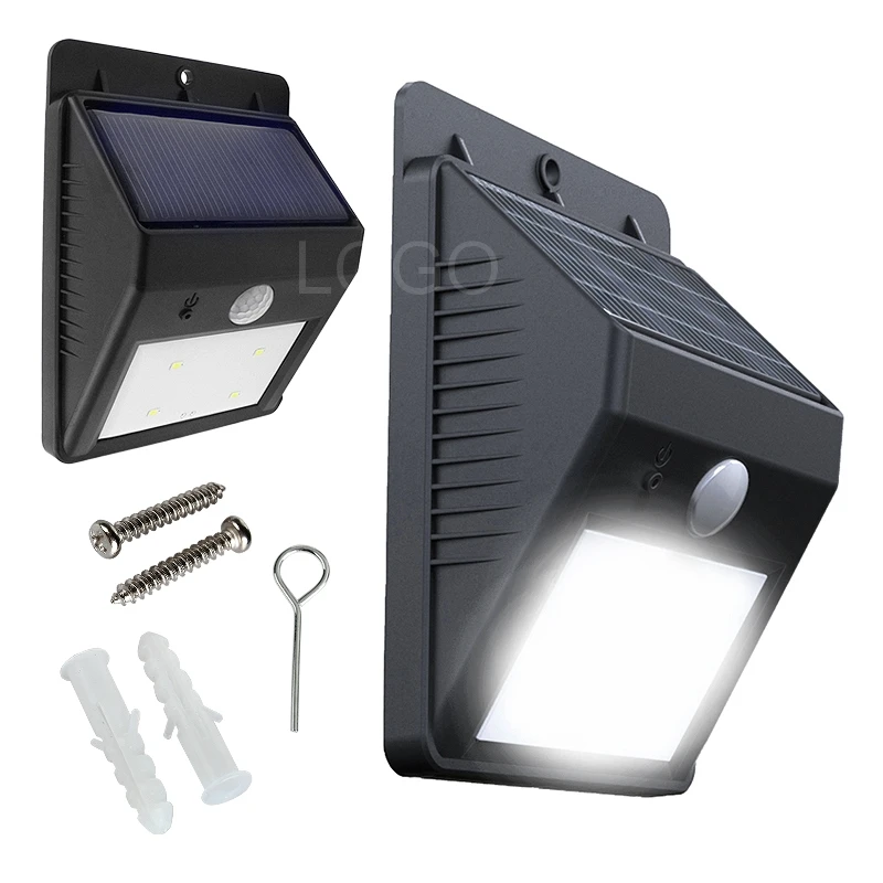 Открытый водонепроницаемый солнечной энергии ПИР человеческого тела датчик