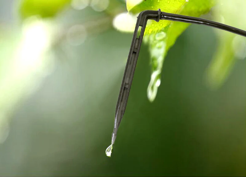 20 шт. капельный излучатель с изогнутой стрелкой Micro Flower Drops водосберегающее