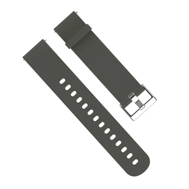 Army Green Для Xiaomi Amazfit браслет ремешок 20 мм Универсальный силиконовый ремешок для часов Amazfit часы Молодежная версия Bip Сменный ремень - Цвет: Army Green