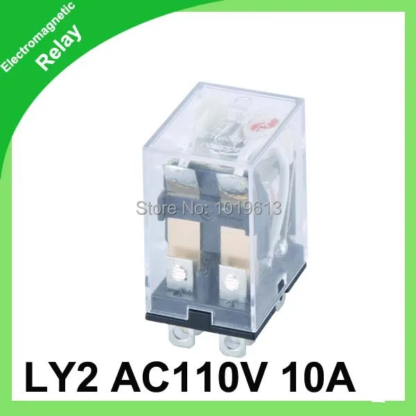 

LY2 AC 110V Катушка общего назначения силовое реле DPDT 8-Pin