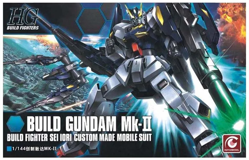 Аниме Huiyan Hobby 1/144 мобильный костюм RX-178 Gundam Mark-II модель истребитель SEI IORI Собранный робот фигурка для детей подарок игрушки
